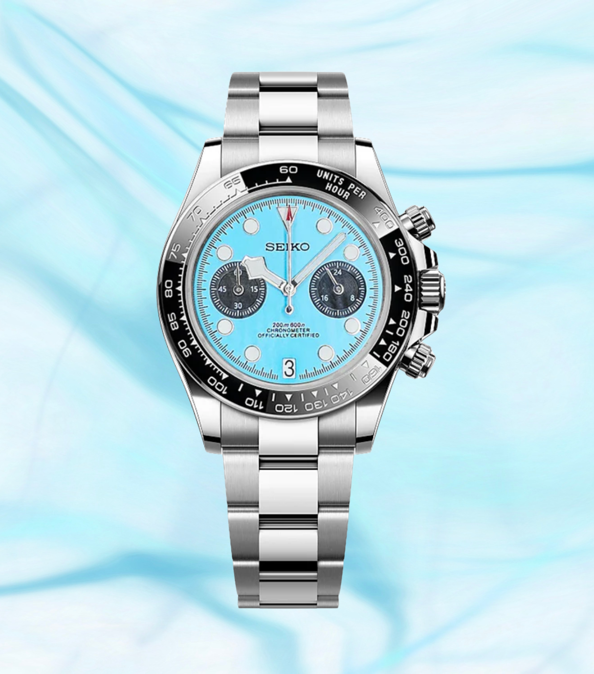 Seiko Mod Black Bay Chrono Cabana Blue 4