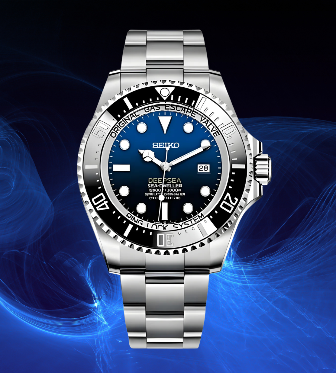 Seiko Mod Deep Sea Blue