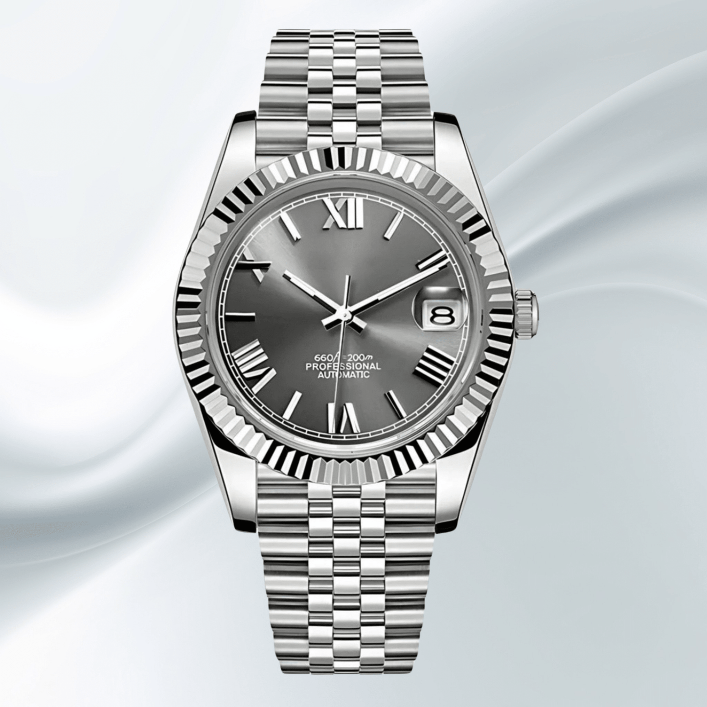 Datejust Mod Grey Roman