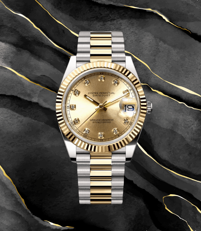 Datejust Mod Two - Tone Gem Gold