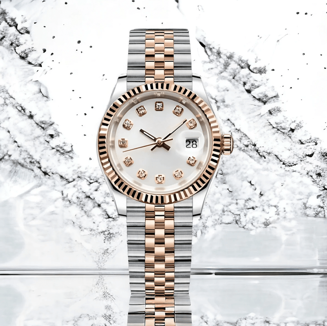 Datejust Mod Twotone Lady White