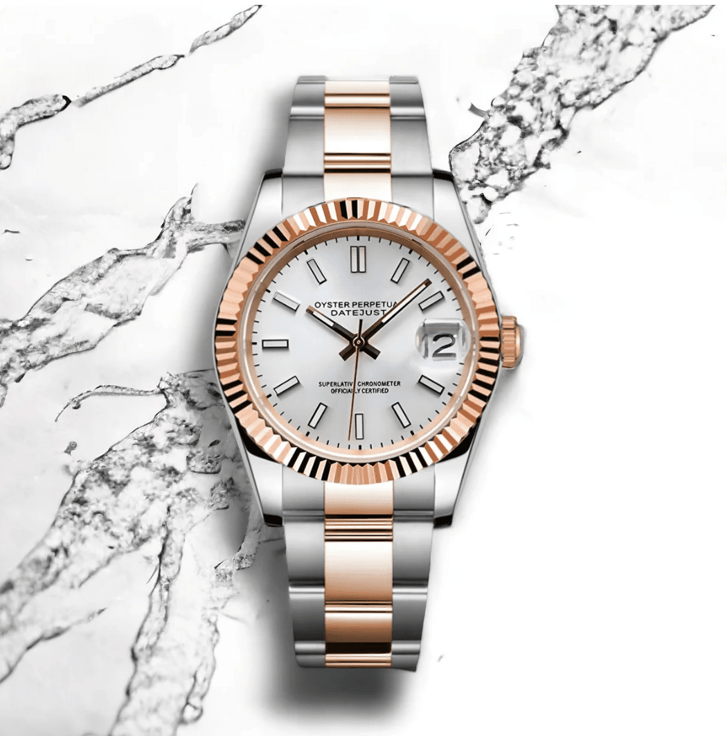 Datejust Mod Twotone White