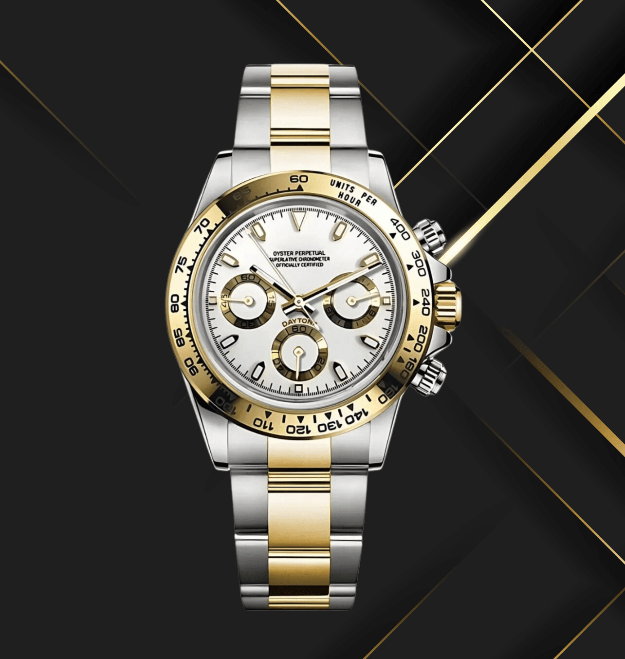 Daytona Mod Two - Tone Gold White