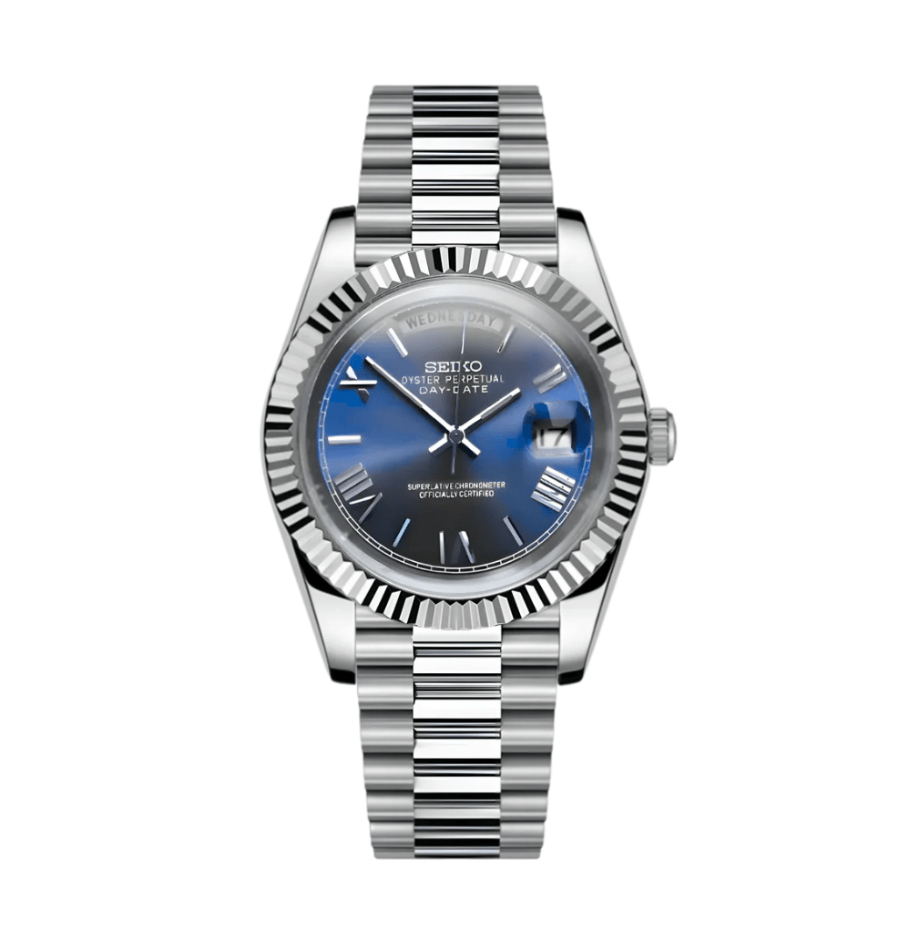 Seiko Day - Date Blue Roman