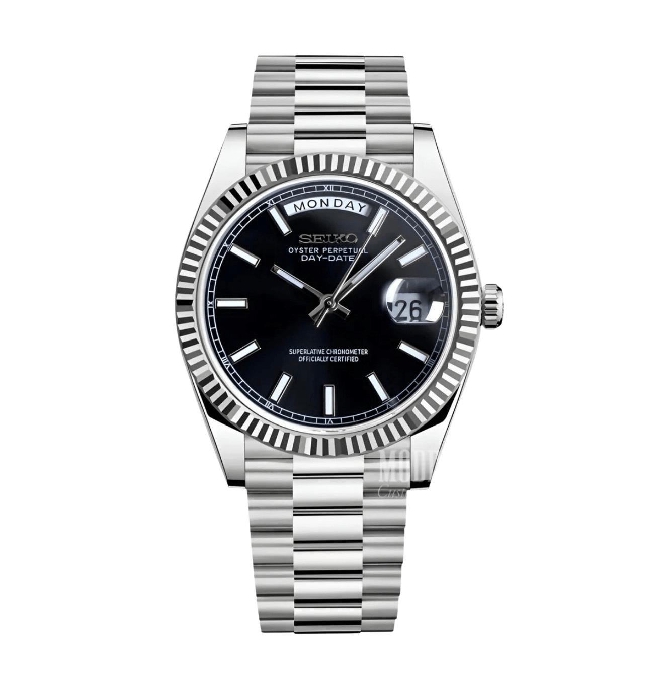Seiko Mod Day - Date Classic Black