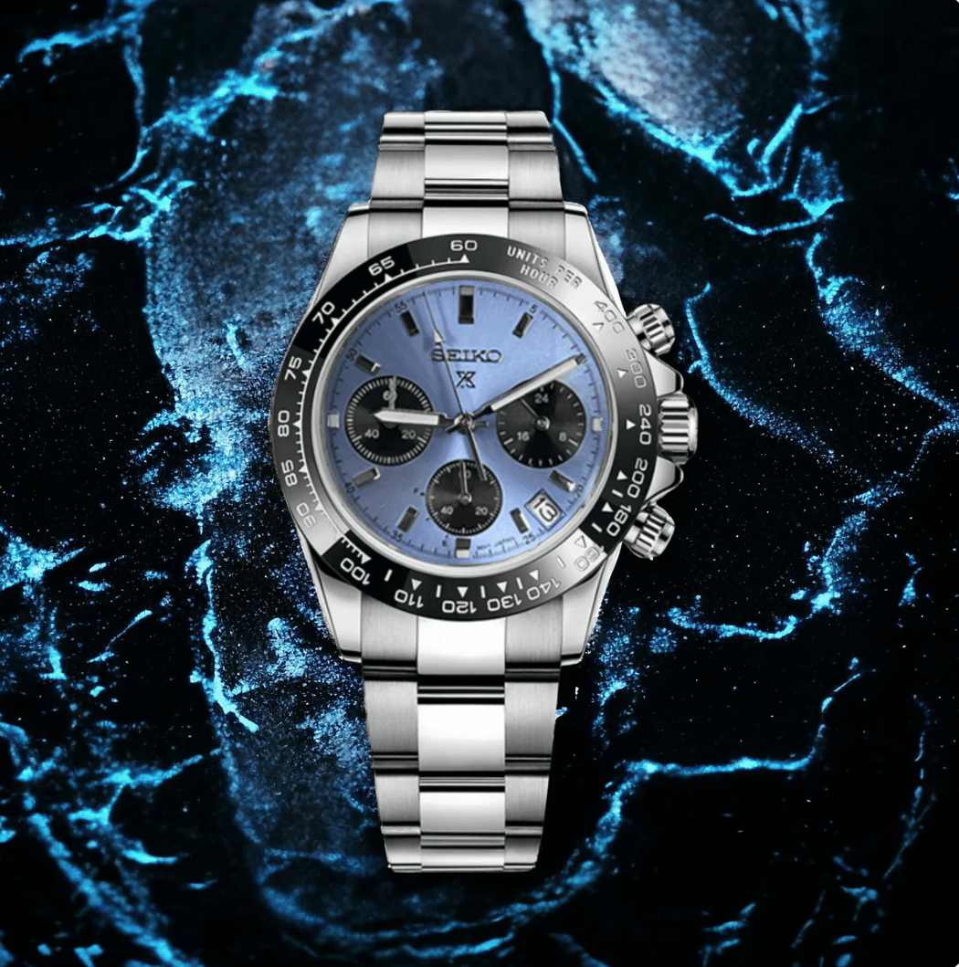 Seiko Mod Daytona Blue X