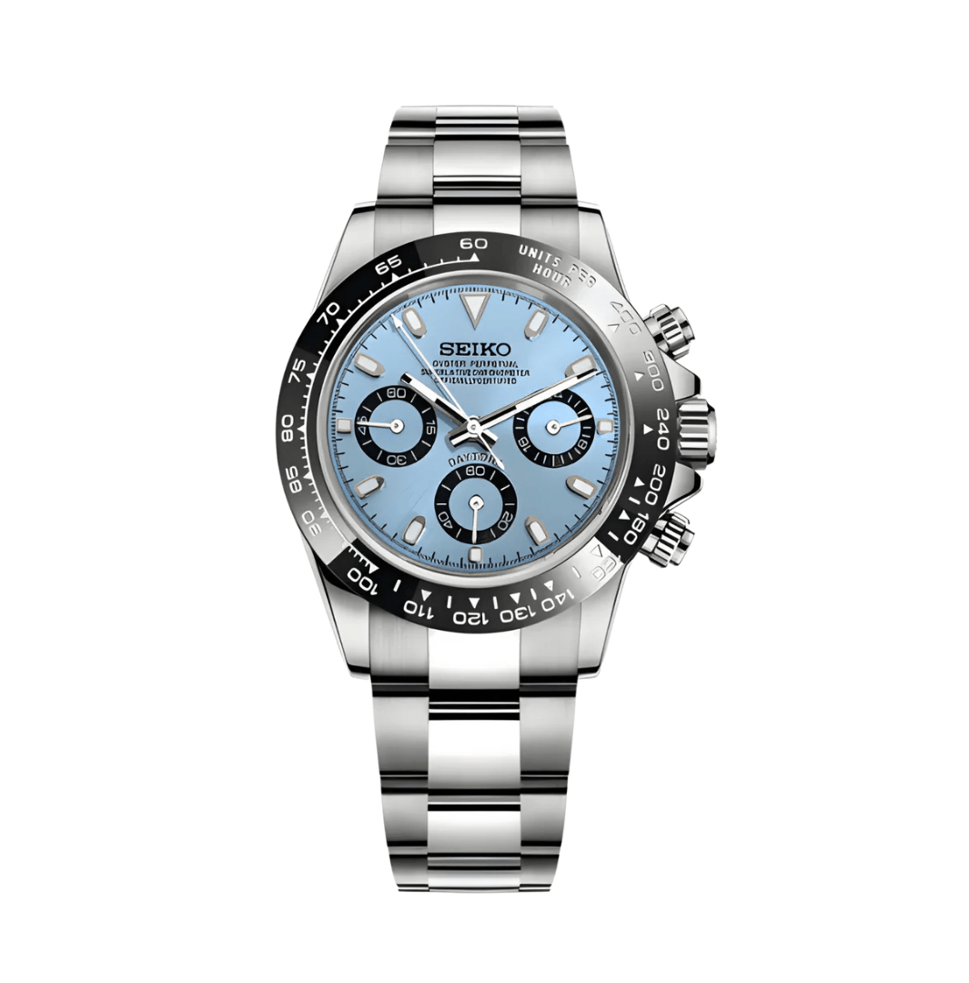 Seiko Mod Daytona Ice Blue – NeoLux Watch & Co