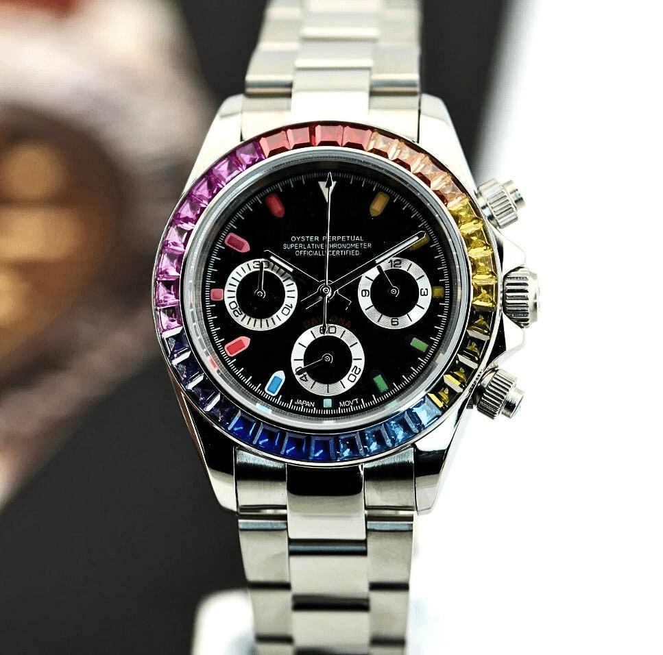 Seiko Mod Daytona Infinity Rainbow