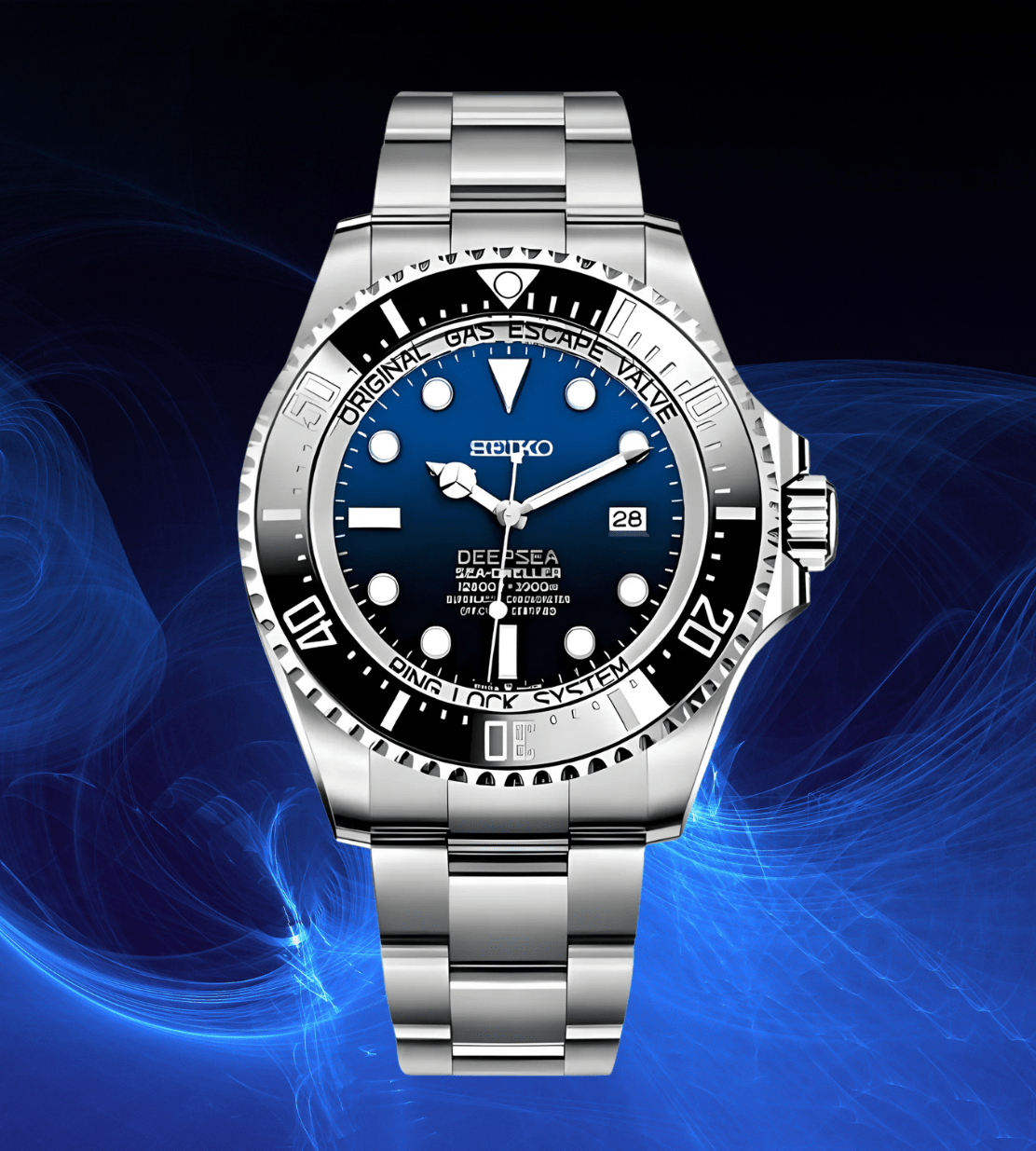 Seiko Mod Deep Sea Blue