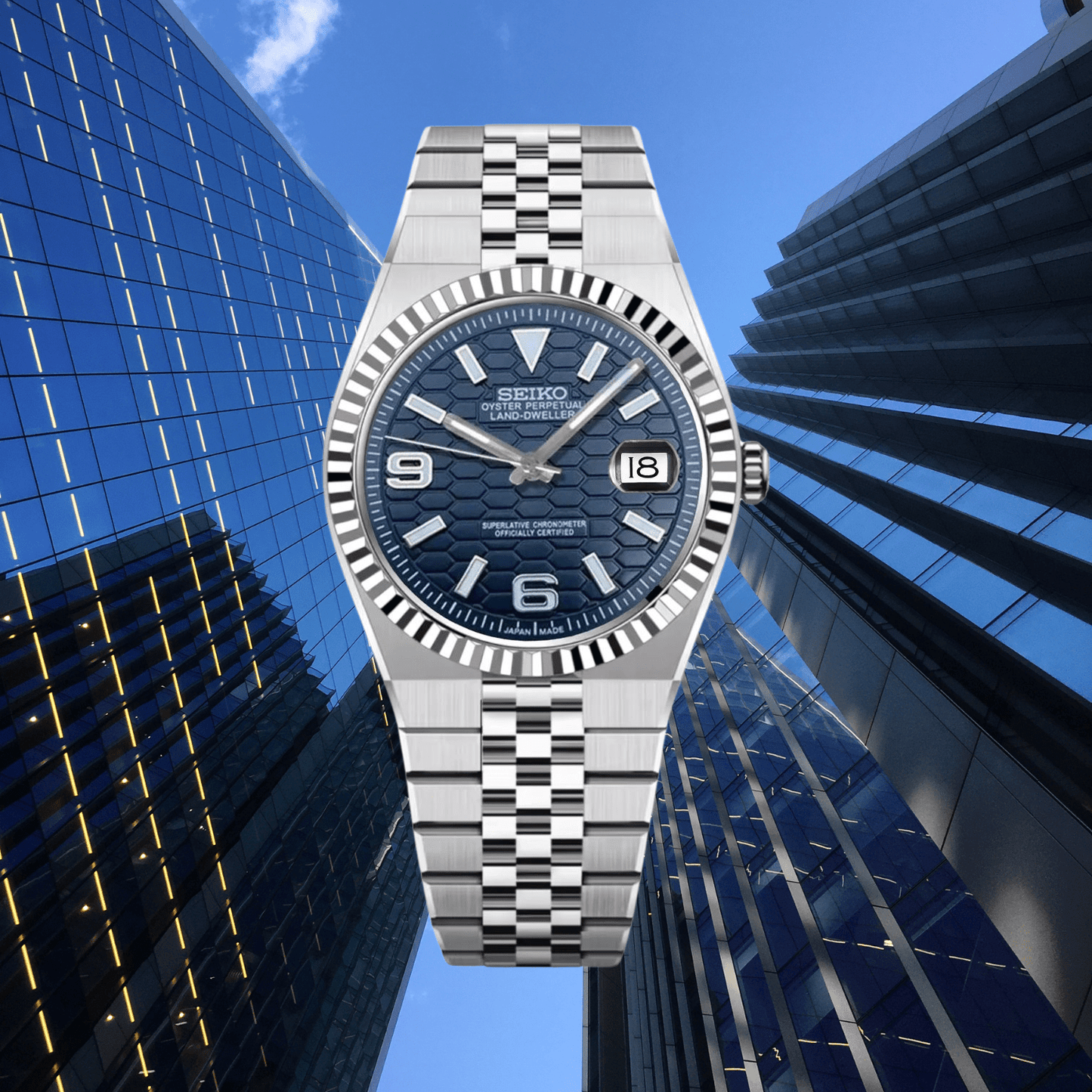 Seiko Mod Land - Dweller Blue Obsidian
