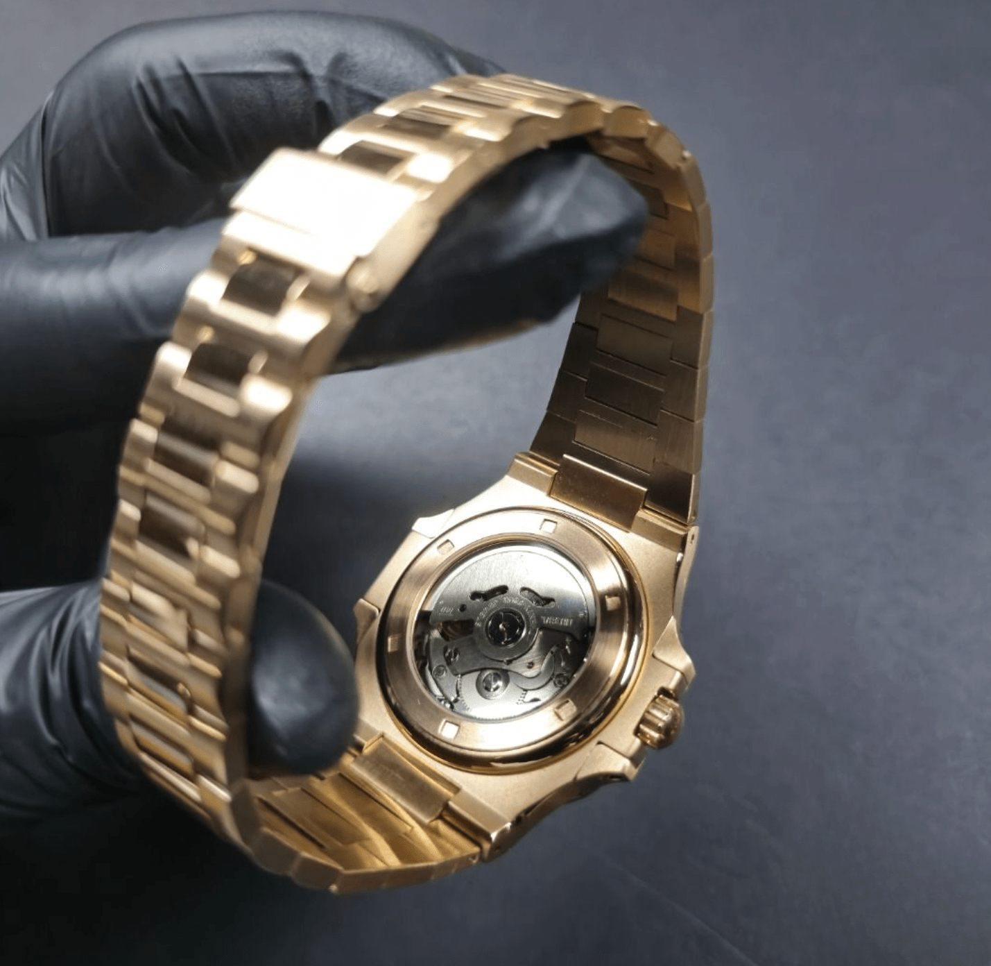 Seiko Mod Nautilus (Open Heart) Rose Gold