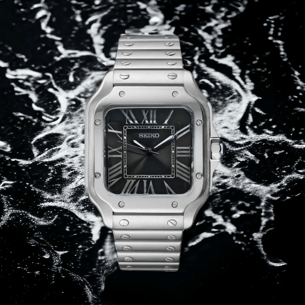 Seiko Mod Santos Black