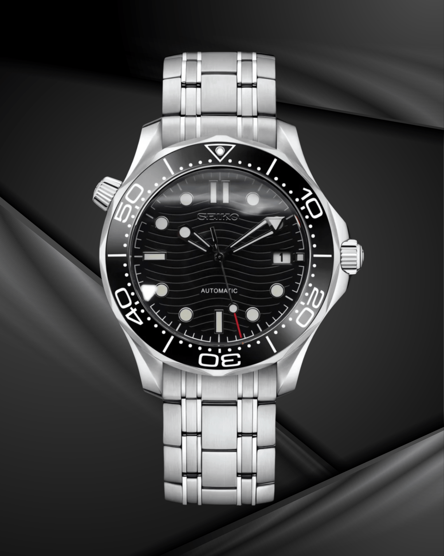 Seiko Mod Seamaster Moonwatch