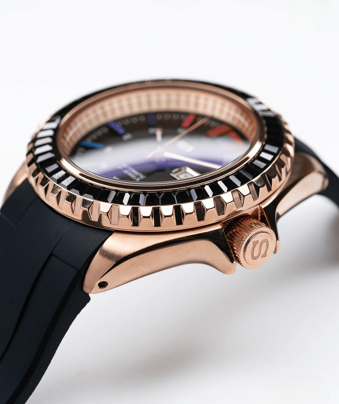 Seiko Mod SKX 5 Rose Gold Rainbow