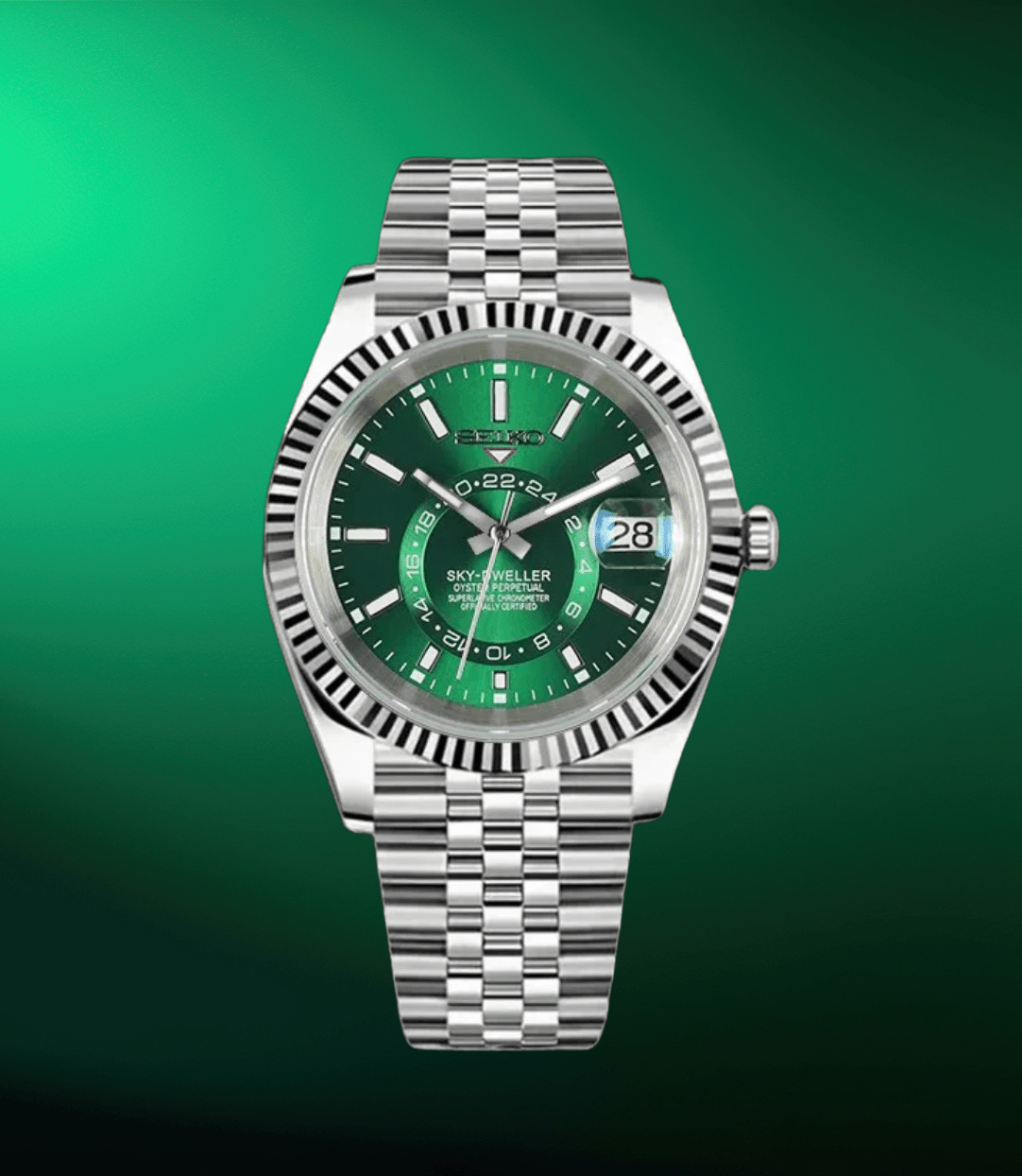 Seiko Mod Sky - Dweller Crystal Green
