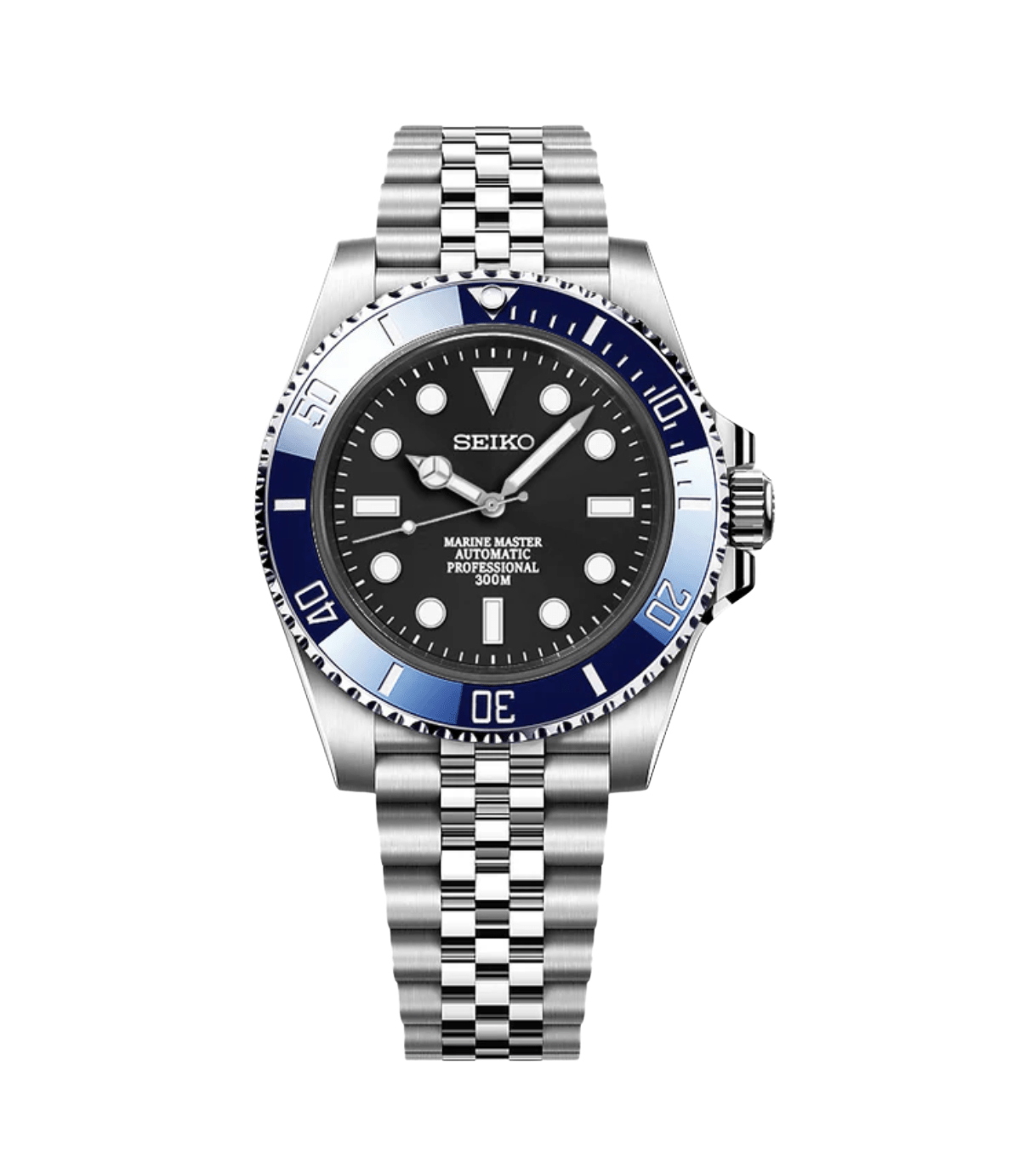 Seiko Mod Submariner Navy Blue (No Date)