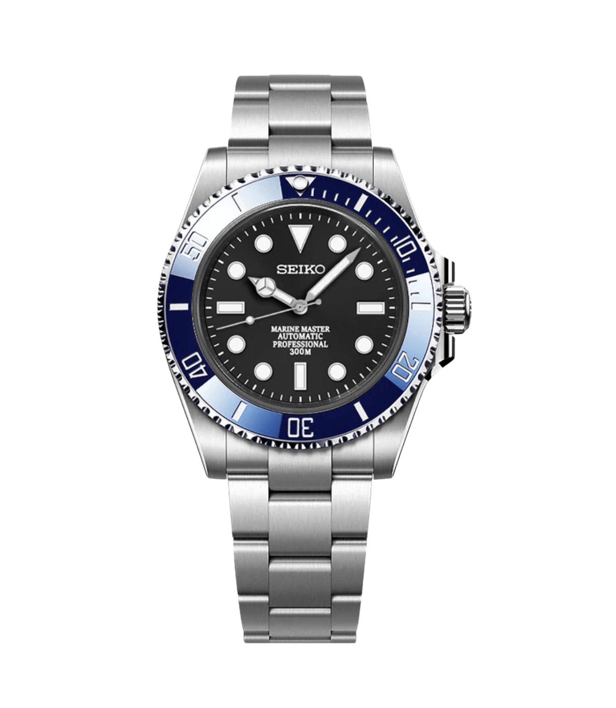 Seiko Mod Submariner Navy Blue (No Date)