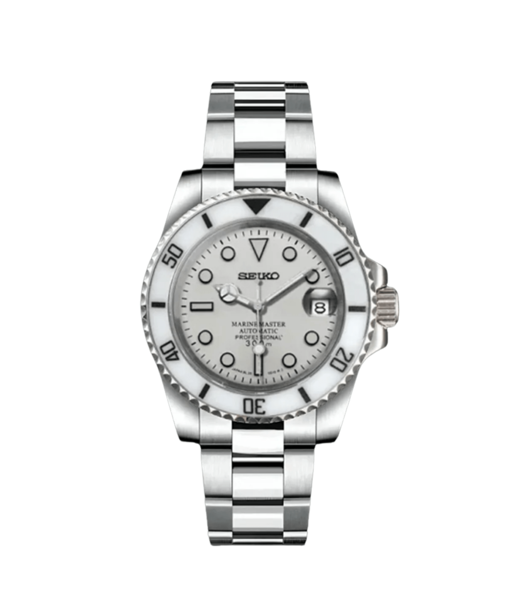 Dial Seiko Skx Submariner Bezel Seiko Mod Submariner White