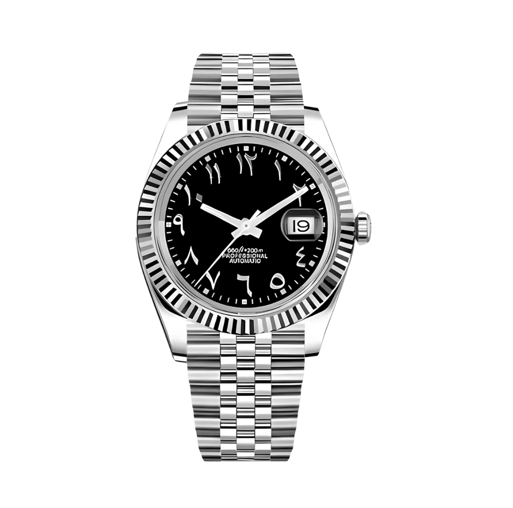 Datejust Mod Black Arabic