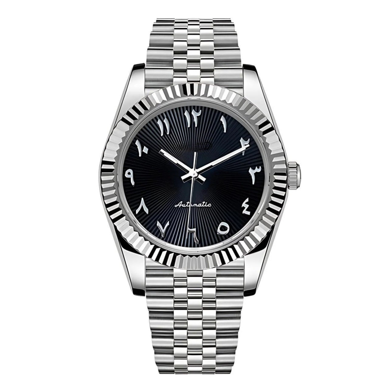 Datejust Mod Black Textured Arabic