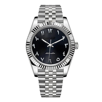 Datejust Mod Black Textured Arabic