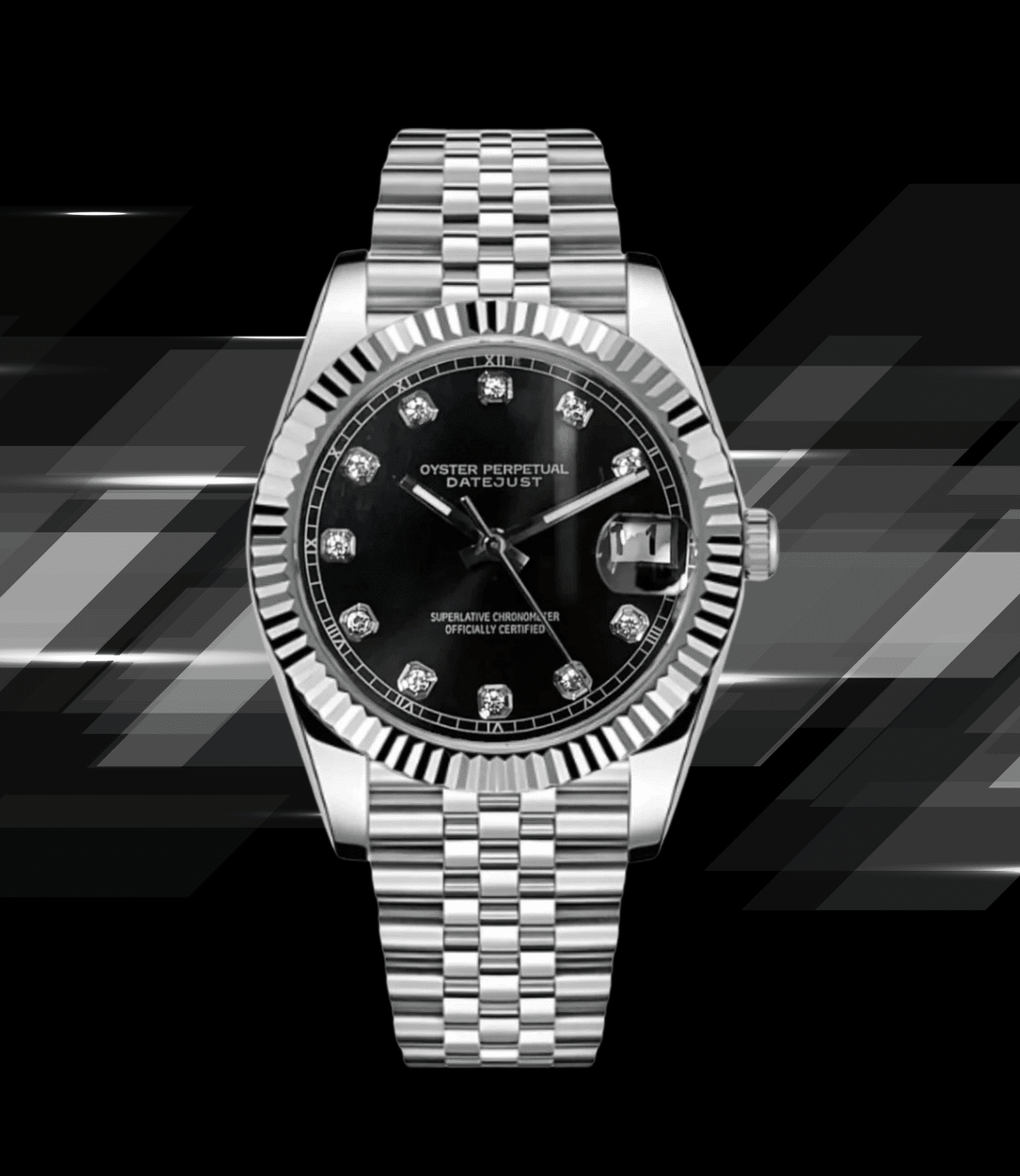 Datejust Mod Gem Black
