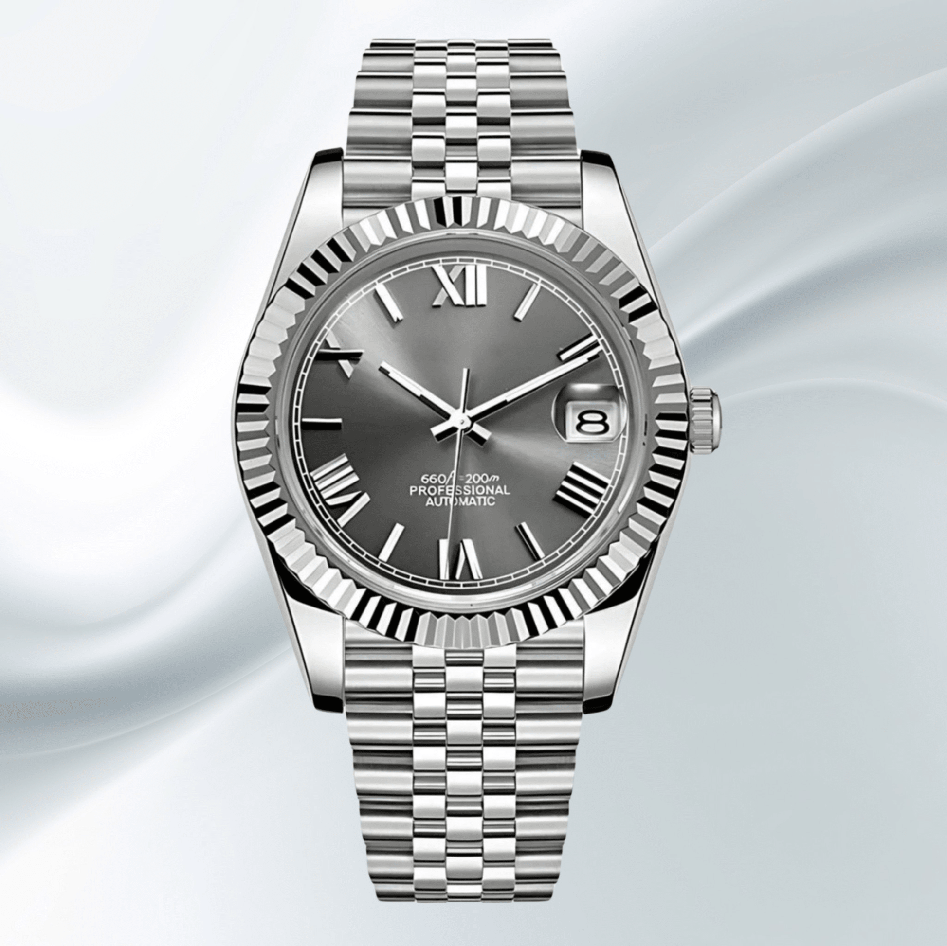 Datejust Mod Grey Roman