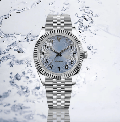 Datejust Mod Light Blue Arabic