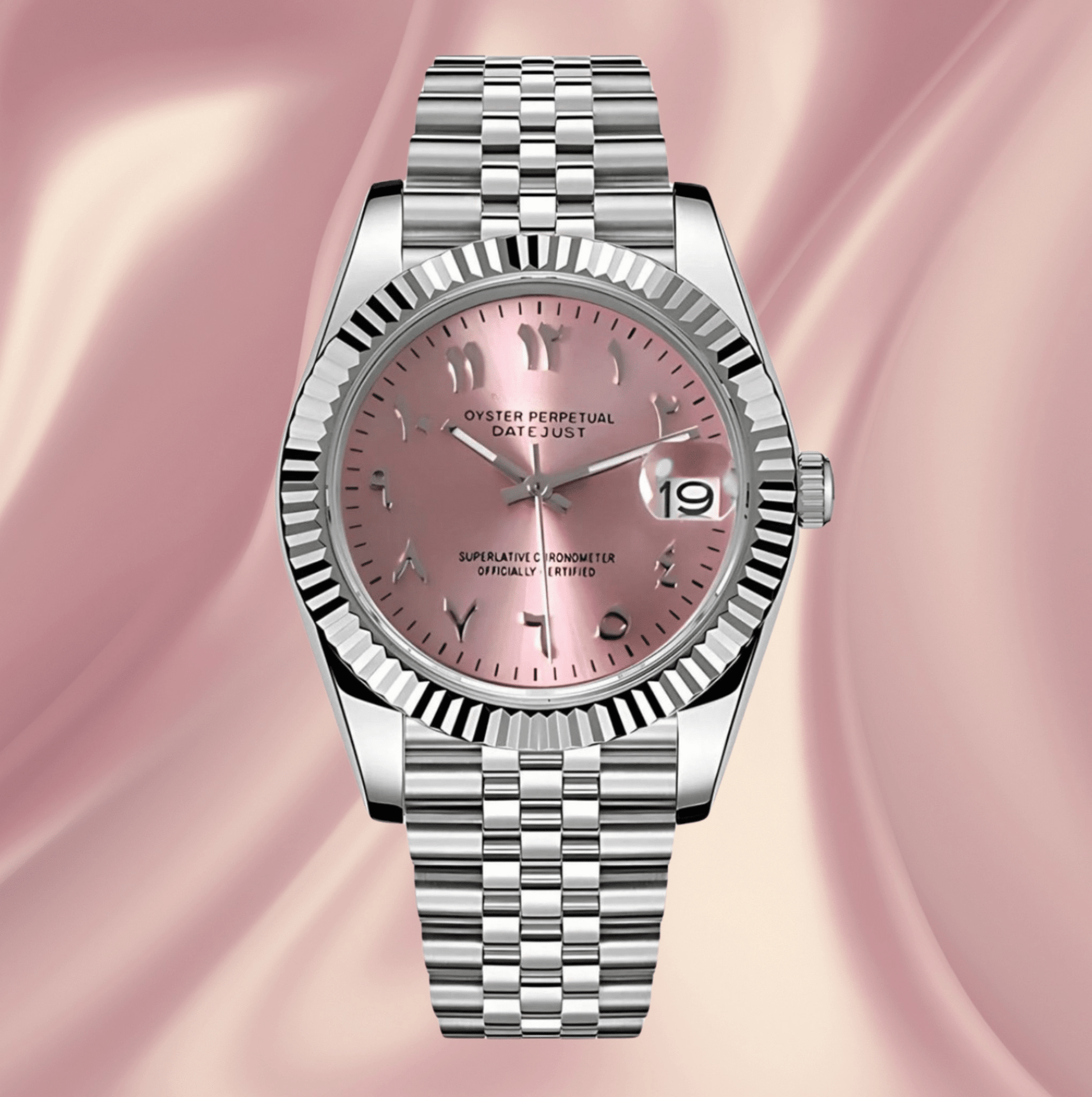 Datejust Mod Pink Arabic