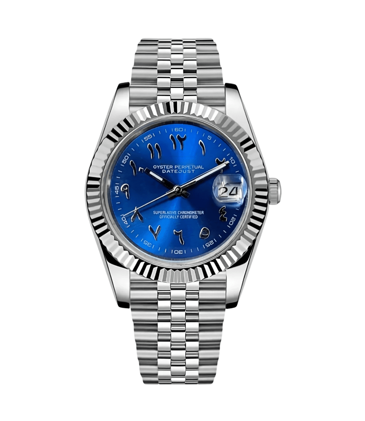 Datejust Mod Sapphire Blue Arabic