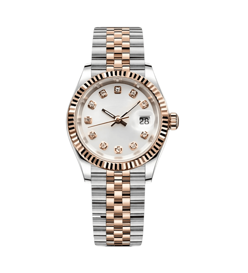 Datejust Mod Twotone Lady White