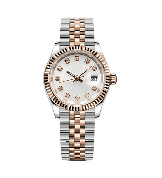 Datejust Mod Twotone Lady White