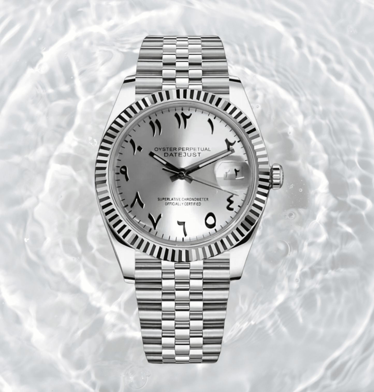 Datejust Mod White Arabic