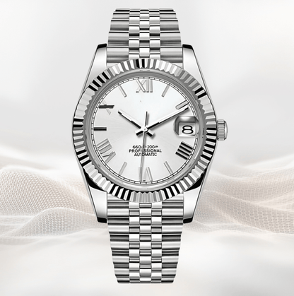 Datejust Mod White Roman