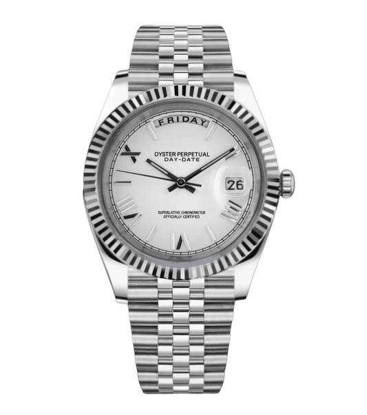 Day - Date Mod White Roman