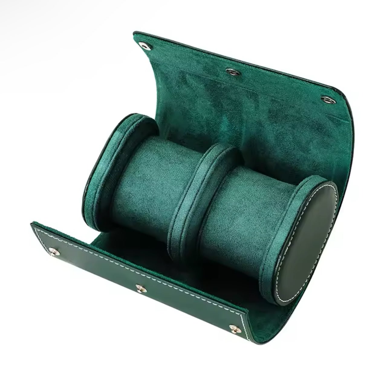 Premium Watch Travel Case Set - Green