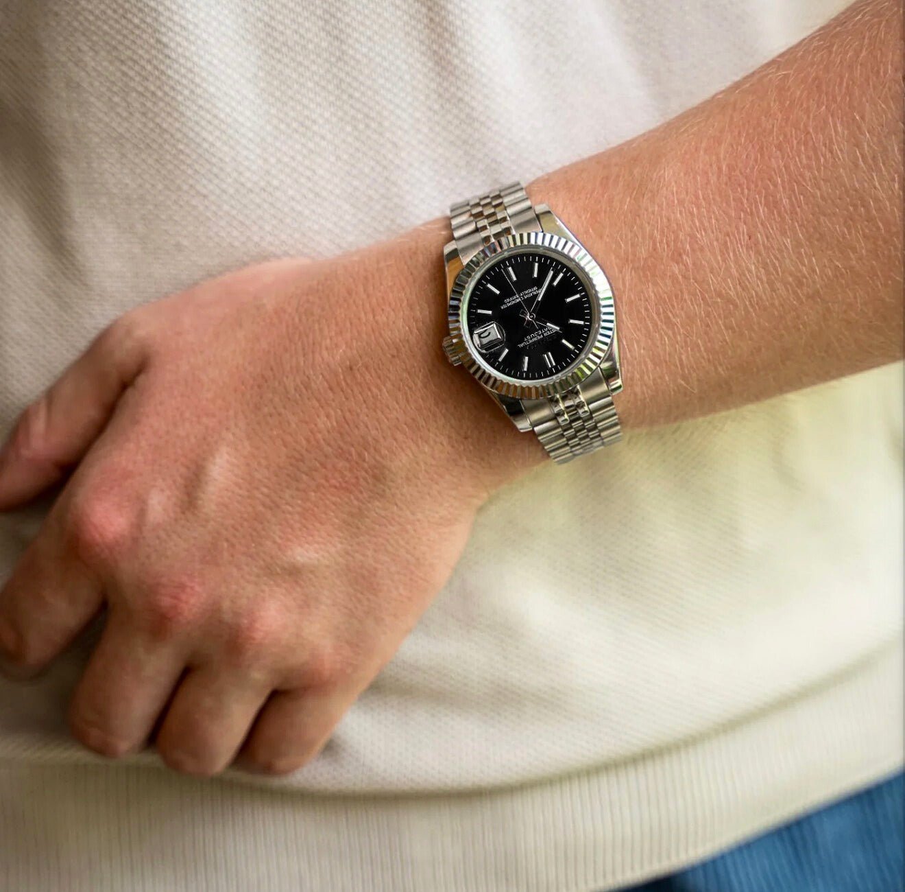 Seiko Mod Datejust Black Classic