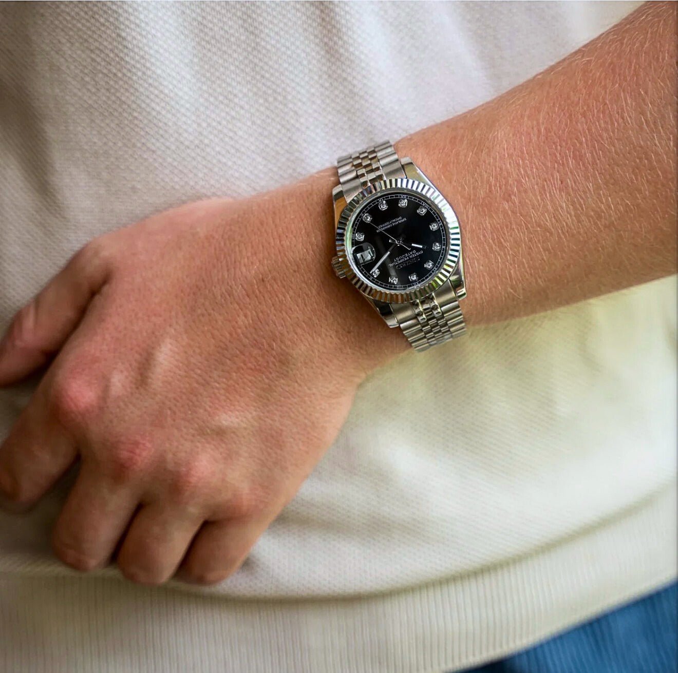 Seiko Mod Datejust Gem Black