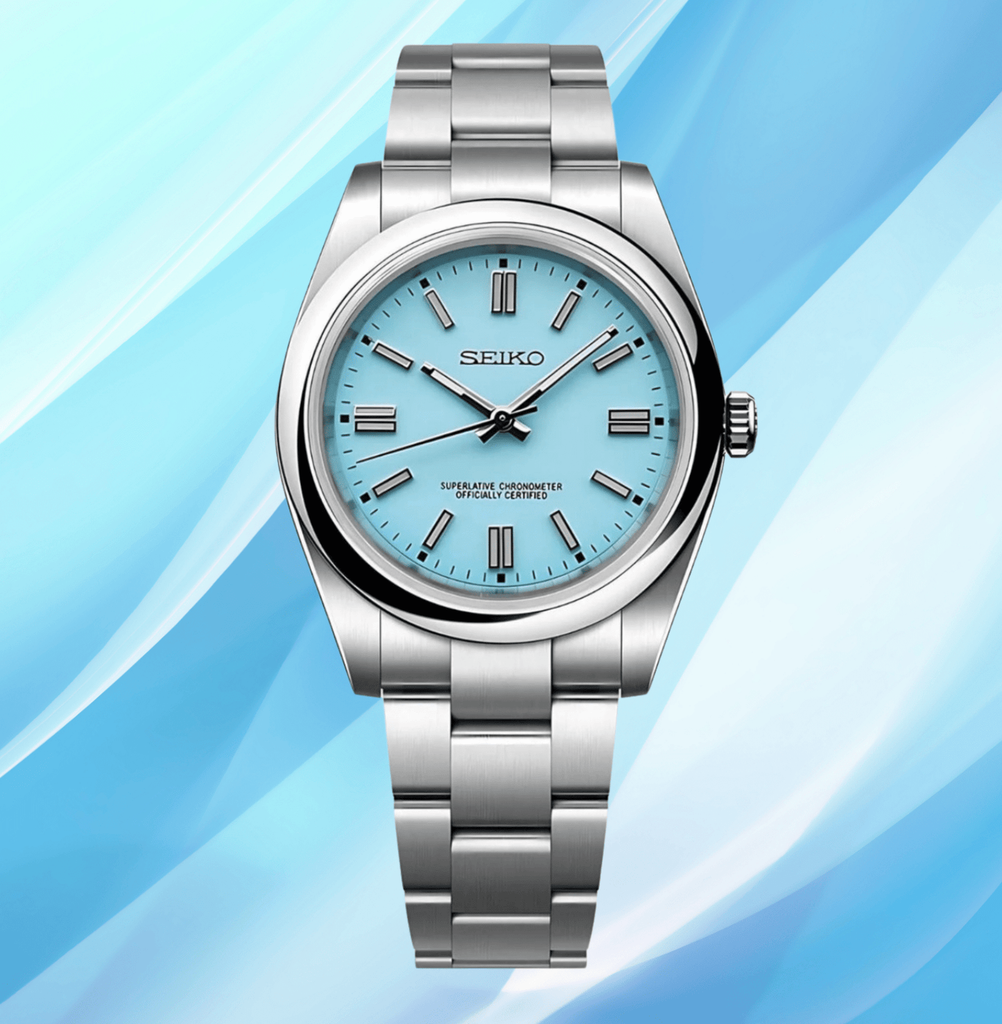 Seiko Datejust Oyster Tiffany Blue