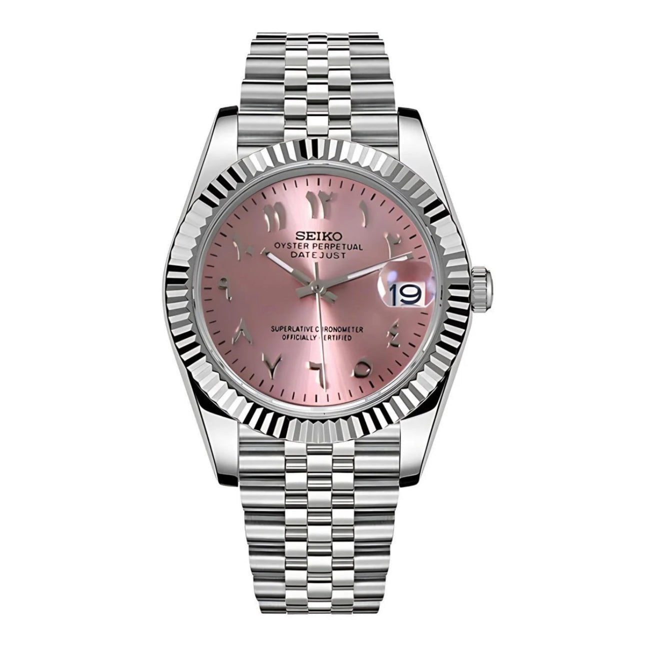 Seiko Datejust Pink Arabic