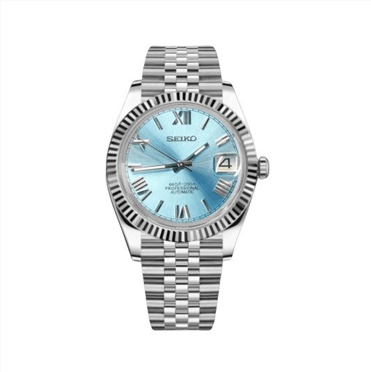 Seiko Mod Datejust Roman Tiffany