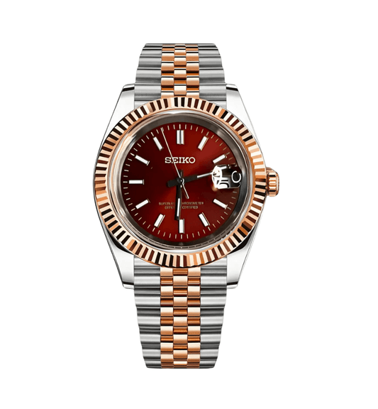 Seiko Datejust Twotone Red