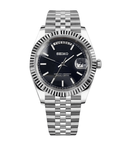 Seiko Mod Day - Date Classic Black