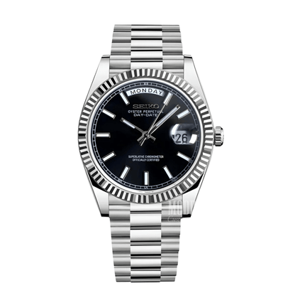 Seiko Mod Day - Date Classic Black