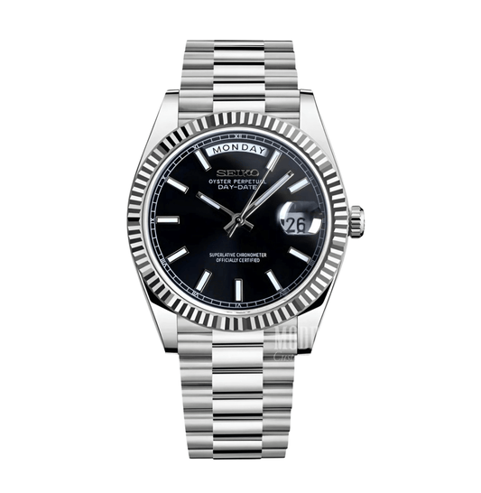 Seiko Mod Day - Date Classic Black