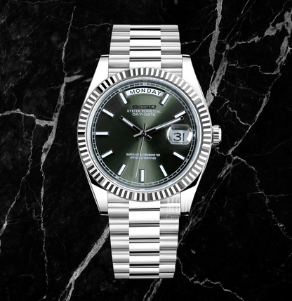 Seiko Mod Day - Date Classic Olive Green