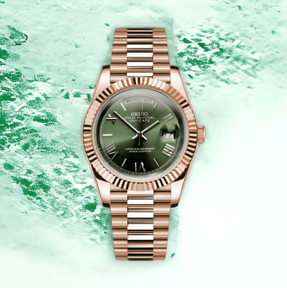 Seiko Mod Day - Date Mint Green