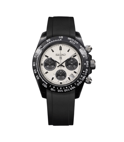 Seiko Mod Daytona All Black Speed Timer Panda