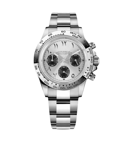 Seiko Mod Daytona Aluminum Arabic White