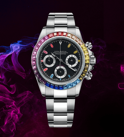 Seiko Mod Daytona Infinity Rainbow